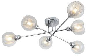 Candellux DIXI 36-61362 plafon lampa sufitowa chrom 6X40W E14 80cm