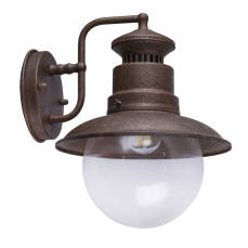 Globo SELLA 3272R kinkiet lampa ścienna zewnętrzna rdzawy 1xE27 21,5cm IP44