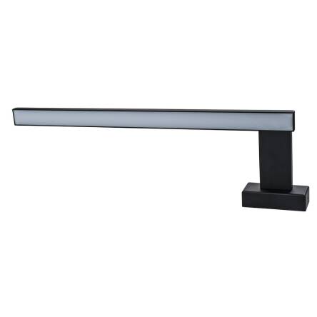 Milagro SHINE BLACK ML4380 kinkiet lampa ścienna czarny prostokąt 11W LED 4000K 45cm IP44