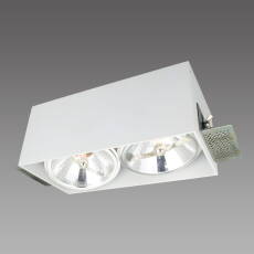 Light Prestige Corleto 2 LP-9S22/2R WH  oprawa biała podtynkowa 2x40W G9 24,5cm