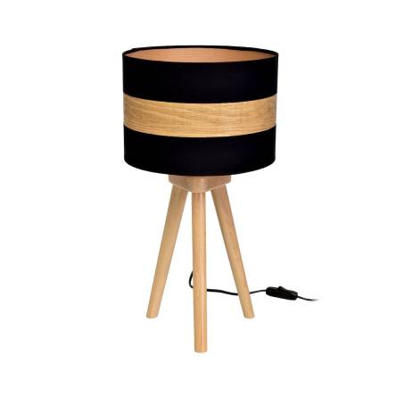 Milagro TERRA MLP6292 lampa stołowa metal / tkanina /drewno 1xE27 45 cm