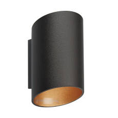 Zuma Line 50603-BK/GD SLICE WL kinkiet lampa ścienna czarna złoty 1xG9 40W 14,2cm