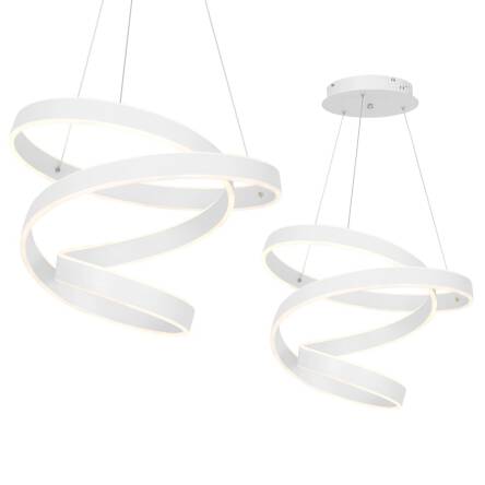 Milagro ANDROMEDA WHITE ML5492 lampa wisząca regulacja wysokości biała nowoczesna LED 45W 4000K 50cm