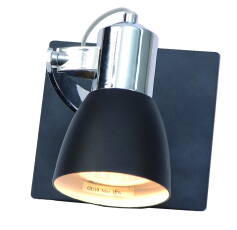 Light Prestige Rawenna 1 LP-727/1W czarny kinkiet lampa ścienna metalowa 1x50W GU10 10cm