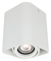 Light Prestige Merano 1 LP-2790/1SM WH  oprawa stropowa natynkowa biała metal 1x50W GU10 9cm 