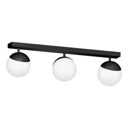 Milagro SFERA BLACK MLP8857 plafon lampa sufitowa czarny klosze kule szkło 3xE14 65cm