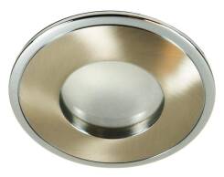 Candellux SH-08 NM/CH oprawa do wbudowania stropowa nikiel mat/chrom MR16 8,4cm IP65