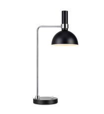 Markslojd lampa stołowa Larry 106859 czarny chrom 65cm