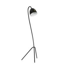 Emibig HARIS BLACK / WHITE 864/2 lampa podłogowa czarna metalowa nowoczesna 1x60W E27 160cm
