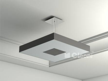 Cleoni lampa wisząca Vandura 500 1139W4101 srebrny mat WM